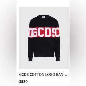GCDS sweater size M/L (has stretch)